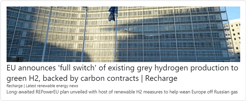 Revampings ahead, as EU commits to industrial hydrogen green switch