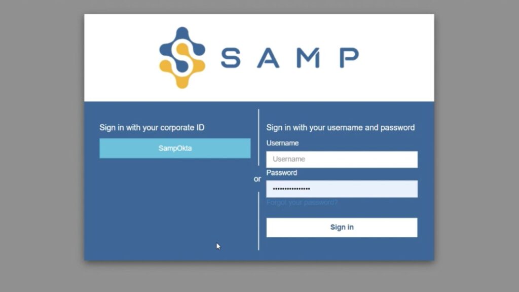 Setup: First MFA connection