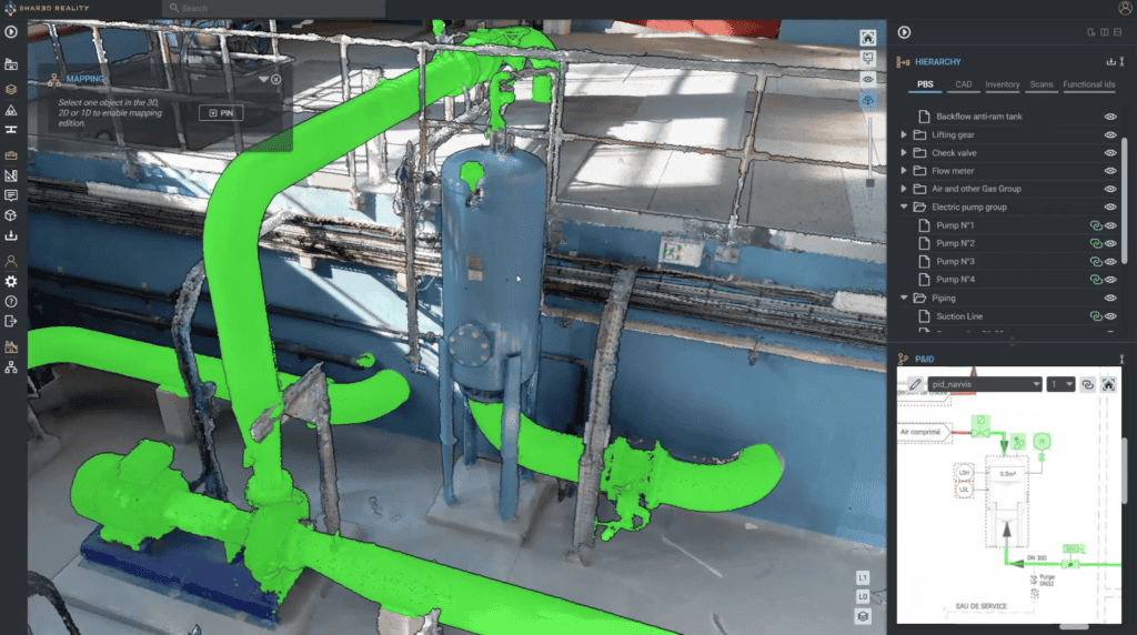 Linking 3D with technical data