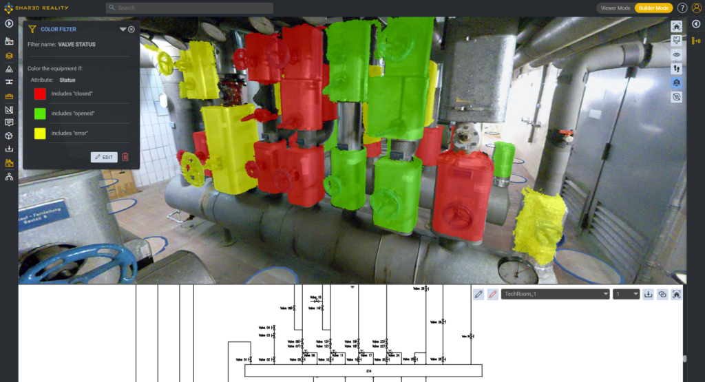Shared Reality: Equipment status visualization in 3D