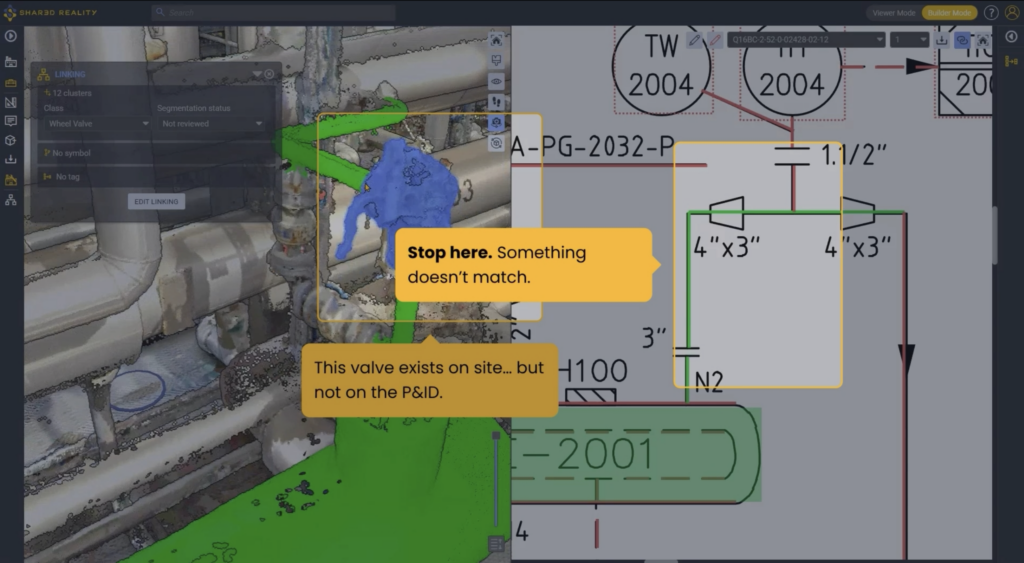 © Samp: Identifying discrepancies between a P&ID and a 3D reality model using Shared Reality